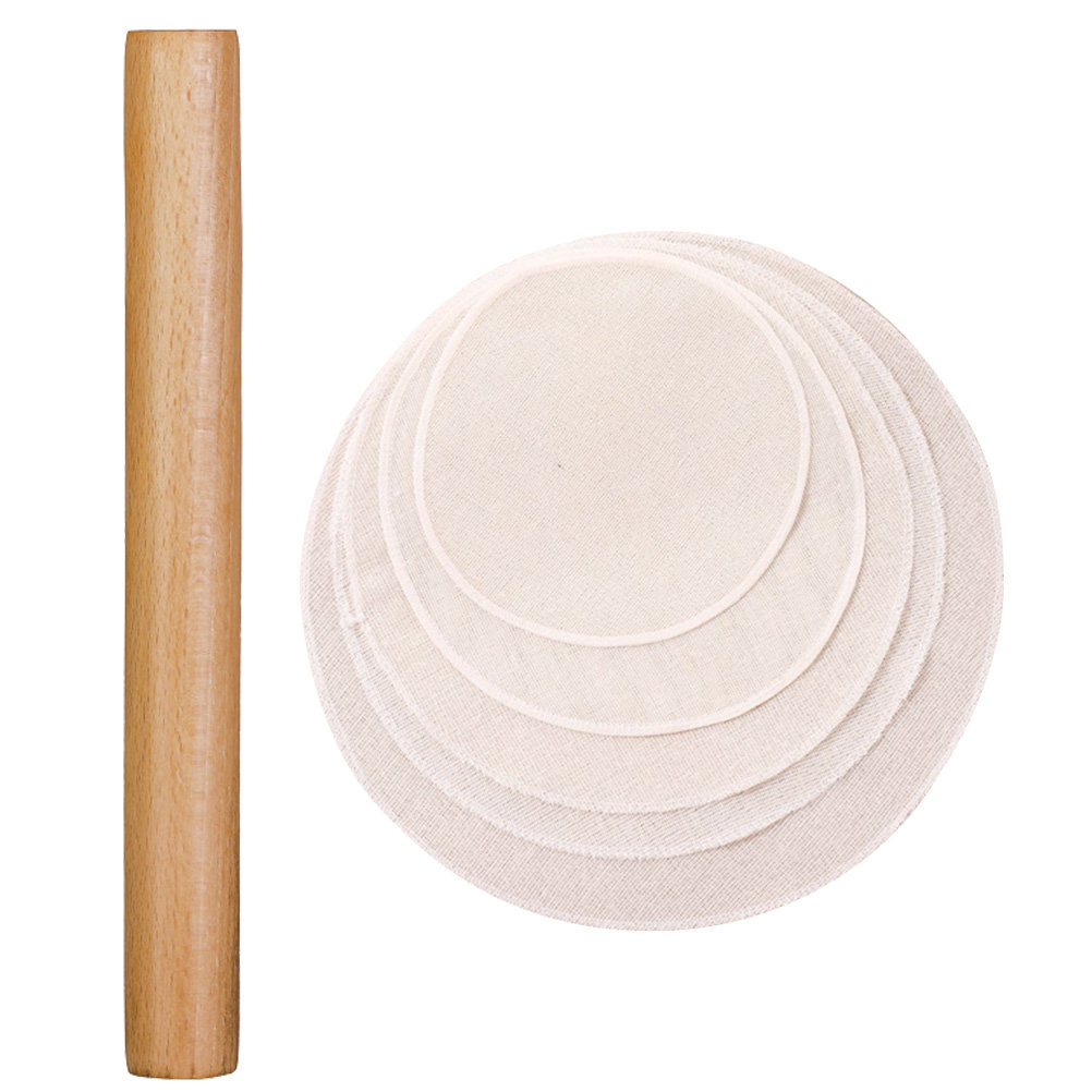 Kitchen Roller Baking - Set da 6 rulli in legno