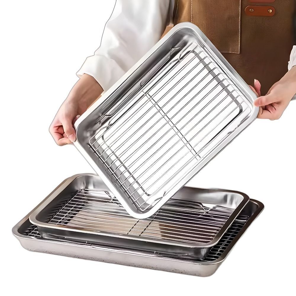 Kitchen Baking Rack - Teglia da Forno Portatile Antiaderente in