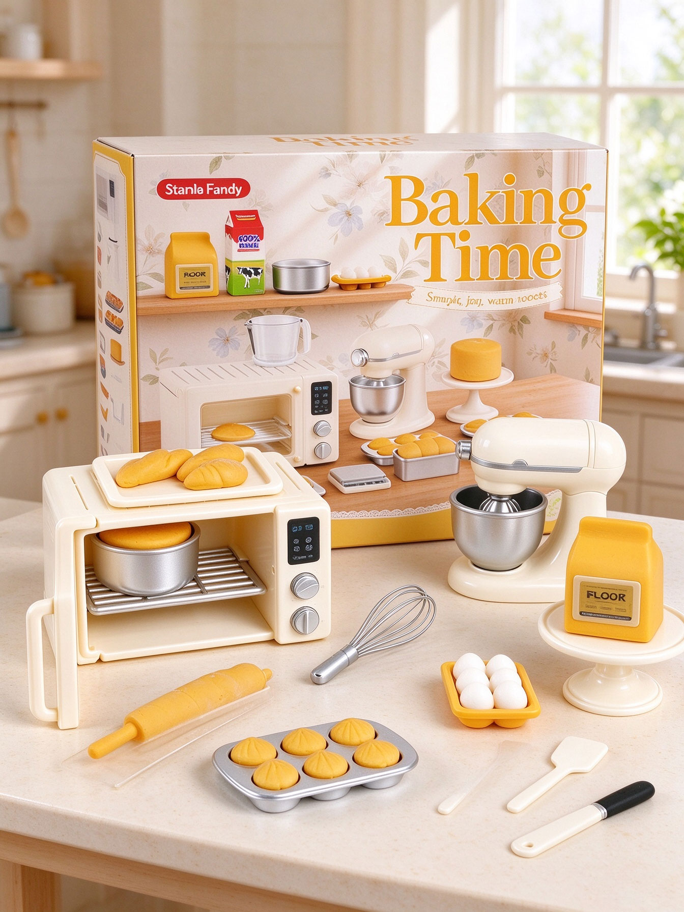 Kitchen Kids Baking Set - Set Giocattolo per Gioco di Ruolo