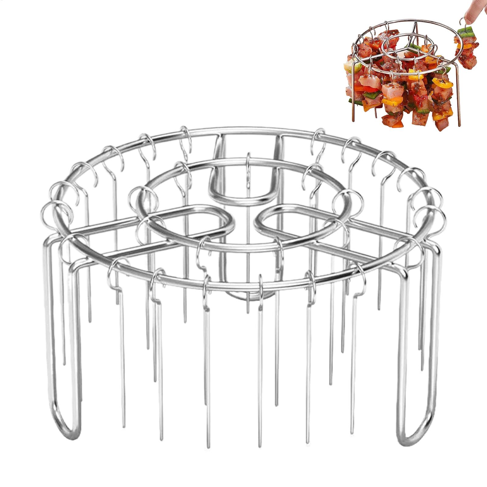 Kitchen Baking Rack - Supporto per spiedini verticale in acciaio