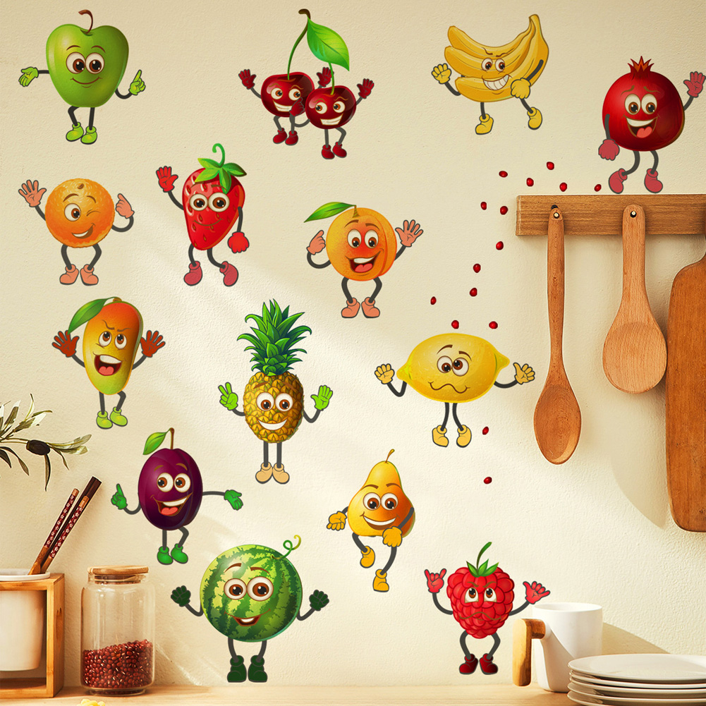 Cartoon Vari Frutta Adesivi mu - Kitchen Uncle recensione e prezzo