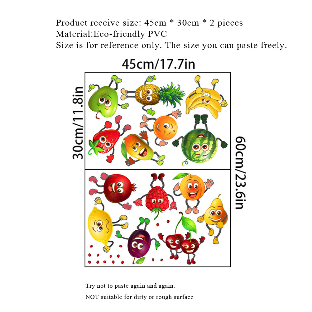 Cartoon Vari Frutta Adesivi mu - Kitchen Uncle recensione e prezzo