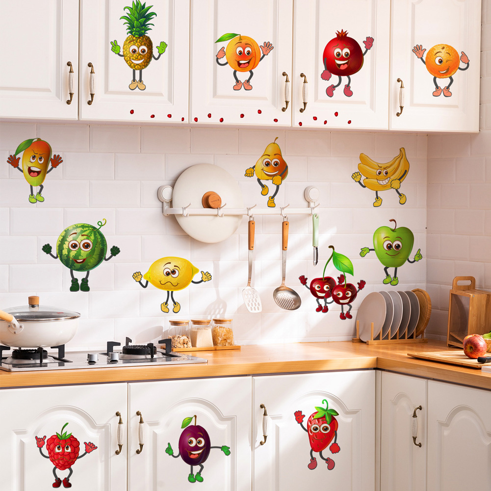 Cartoon Vari Frutta Adesivi mu - Kitchen Uncle recensione e prezzo