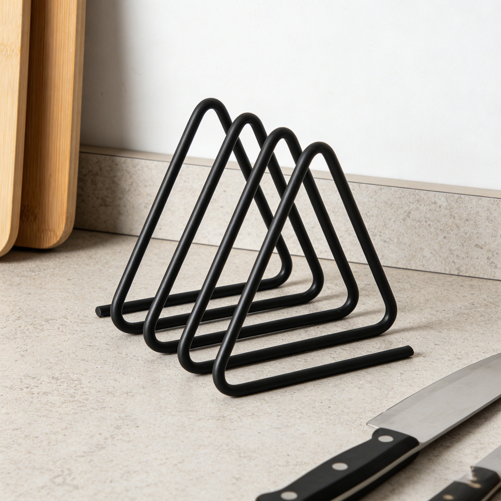 Porta-taglieri triangolare in  - Kitchen Baking Rack recensione e prezzo