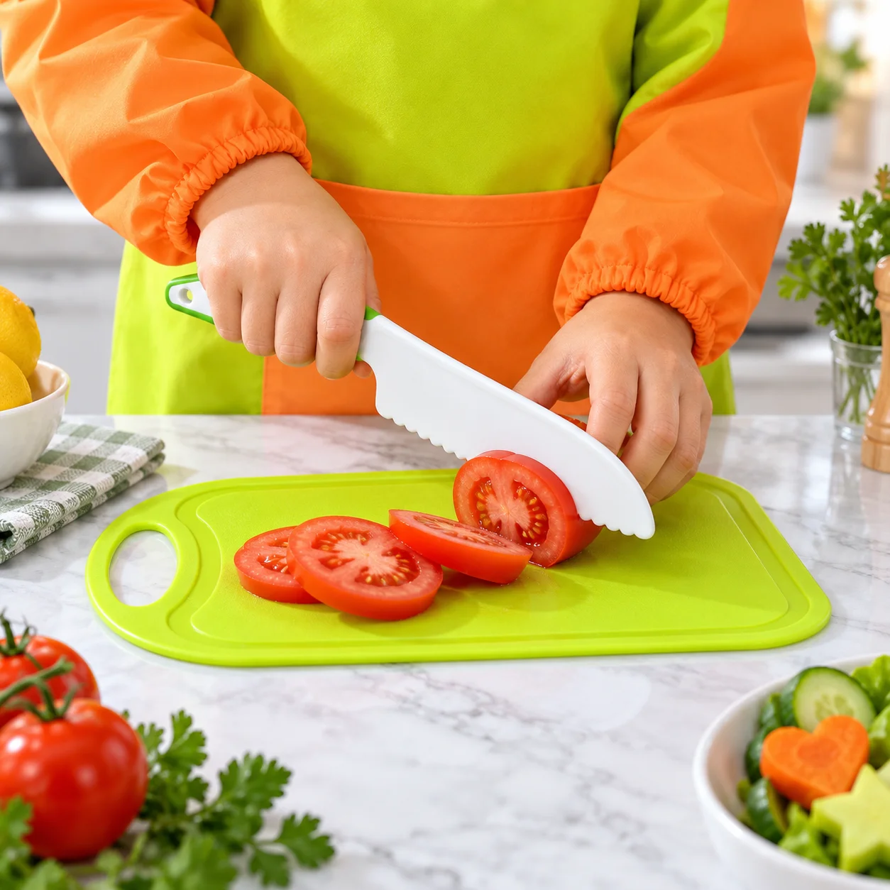 WXCOO Set di Coltelli in Plast - Kitchen Kids Baking Set recensione e prezzo