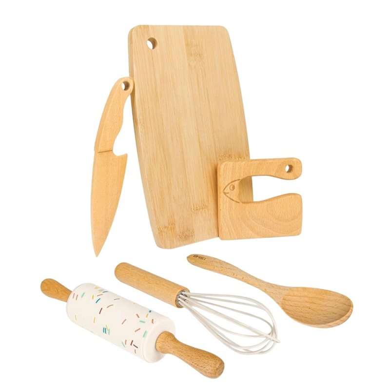 SHGO – Set di coltelli in legn - Kitchen Kids Baking Set recensione e prezzo